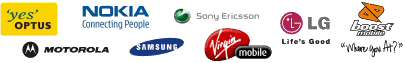 Mobile Phones - Nokia, Sony Ericsson, LG, Motorola, Samsung, Apple.